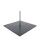 Stand square metal 38x38x25cm - Black
