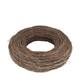 Wreath round willow wood 58x58x15cm