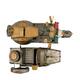 Figurine motorcycle with sidecar metal 17x14x11cm