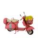Figurine scooter metal 17x7.5x11.5cm