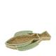 Tray fish paper rope 46x26x5cm S/2