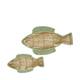 Tray fish paper rope 46x26x5cm S/2