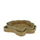 Tray shell paper rope 38x38x4.5cm S/2