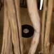 Floor lamp branch with lights chestnut 24x24x115cm - Natural