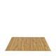 Placemat rectangular bamboo 43x30x0.21cm - Brown