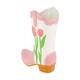 Vase boot ceramic 16.5x8.5x23cm - Multi