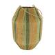 Lantern round paper rope with glass 24x24x34cm - Natural