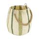 Lantern round paper rope with glass 19x19x21cm - Natural