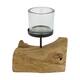 Pillar candle holder root 18x14x18cm