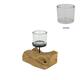 Pillar candle holder root 18x14x18cm