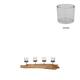 Pillar candle holder root 78x18x22cm - Natural