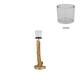 Pillar candle holder root 22x22x58cm - Natural
