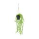Plant willow PE with hanger 16x16x75cm - Green