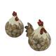 Chicken terracotta 15.8x11x15.1cm A2 - Brown