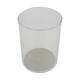 Vase round glass 18x18x25cm - Transparent