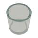 Tealight holder round glass 12x12x12cm - Transparent