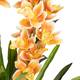 Plant cymbidium artificial 40x40x150cm - Orange