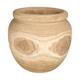 Planter paulownia wood 39x39x44cm - Natural