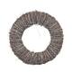 Wreath rattan 58x58x15cm - White