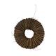 Wreath rattan 28x28x10cm