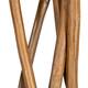 Divider teak wood on stand 118x20x160cm - Natural