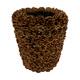 Planter round pinecone with plastic 30x30x30cm - Natural