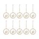 Hanger tree poplar wood bundle 10x0.5x10cm 10pc - Natural