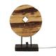 Table lamp paulownia wood 34x14x48cm