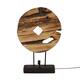 Table lamp paulownia wood 38x14x55cm