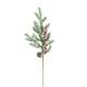Branch berry and pinecone artificial 77x30x5cm - Green