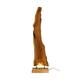 Stehlampe organische Teakholz 30x20x118cm Natur