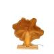 Table lamp organic teak wood 58x15x60cm