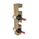 Winebottle holder teak wood 11x11x58cm