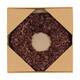 Wreath hydrangea preserved nature 35x6cm Dark brown