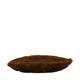 Kussen nep bont polyester 45x45x8cm bruin