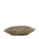 Coussin fausse fourrure polyester 45x45x8cm taupe