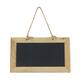 Sign blackboard mdf with hanger 20x12x0.8cm 5pc