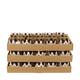 Tealight holder house metal 9.5x9.5x8.5cm - White