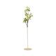 Flower base metal 18x18x49cm - White