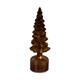 Statue tree rotatable with led glass 9x9x28cm