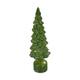 Statue tree rotatable with led glass 10x10x38cm