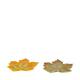Tray leaf ceramic 18x18x2.5cm2 - Green