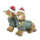 Figurine dog terracotta 11.5x5x12cm A2 - Multi