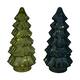 Statue tree with led glass 12x12x27cm C2 - Black