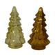 Statue tree with led glass 10.5x10.5x20cm C2 - Brown