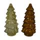 Statue tree with led glass 12x12x27cm C2 - Brown