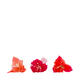 Flower paper with hanger 18x18x33cm C3 - Pink