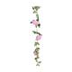 Garland rose artificial 8x5x200cm - Purple