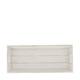 Tray rectangular fir wood with handle 48x20x3.5cm