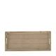 Tray rectangular fir wood with handle 48x20x3.5cm - Brown